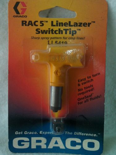 Graco rac 5 linelazer switch tip ll5419 line striper airless spray genuine new for sale