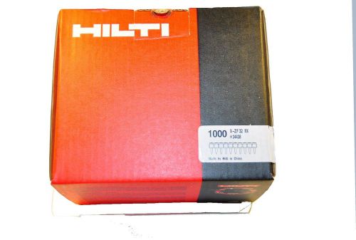 Hilti  x-zf32 mx powder concrete fastener 1-1/4&#034; 32 mm collated pins   ( 4000 ) for sale