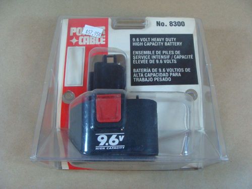 NEW PORTER CABLE 8300 NiCd 9.6 VOLT REPLACEMENT BATTERY PACK FITS 9830 MINT COND