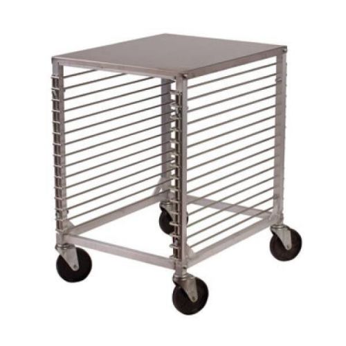 Winco counter height 15-tier pan rack w/ stainless steel top alrk-15 for sale