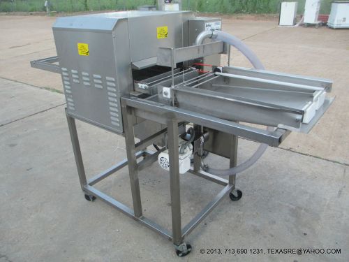 Belshaw adamatic mfg 2010 bakery donut pre-fried tg-50 thermoglaze oven glaser for sale