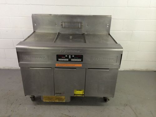 Frymaster fmph155se single fryer with 2 dump stations with filter natural gas for sale