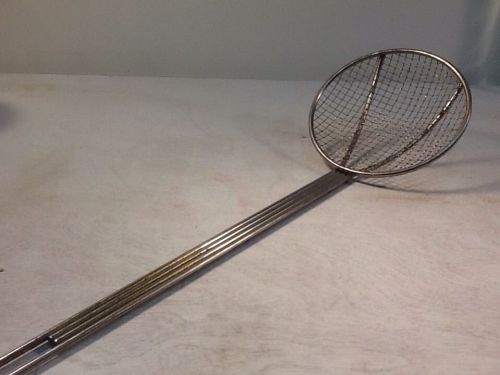 Commercial 6&#034; round screen mesh skimmer strainer ladle for sale
