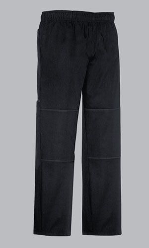 DICKIES CHEF DC228 DOUBLE KNEE CHEF PANTS BLACK BAGGY