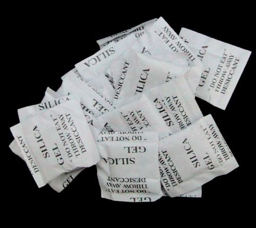 20 x 0.5g Packets of Silica Gel Sachets Desiccant Pouches
