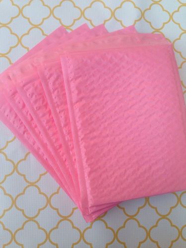 20 6x9 Pastel Pink Padded Bubble Mailers - Colored Self Adhesive Bubble Mailers