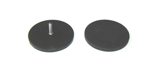 1pc of d3.46&#034;  x 0.34&#034; thick neodymium (ndfeb) round base magnet rubber coated for sale