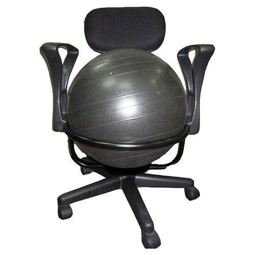 Low-Back Deluxe Ball Chair Office Desk Chair ,Ecercise,Workout