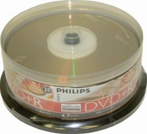 25 Philips Lightscribe 16X DVD+R 4.7GB (Version 1.2)