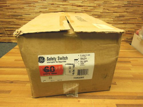GE Safety Switch 60A 3 Pole 3 wire Non-fusible THN3362