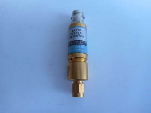 HP 8472B .01 to 18 Ghz Crystal Detector