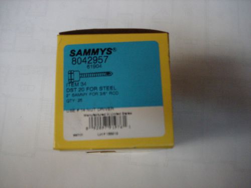 SAMMY SCREW  DST 20 FOR STEEL 2&#034; SAMMY FOR 3/8 ROD