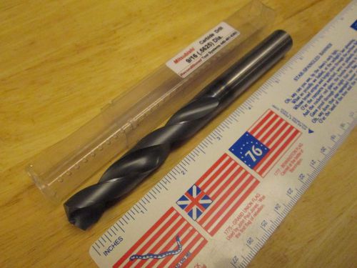 Mitsubishi 9/16&#034; ALTiN Coated Solid Carbide Drill  Newly Reconditioned!!