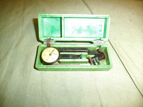 Estate Vintage Machinist Federal Testmaster .001&#034; Machinist Dial Indicator &amp; Box