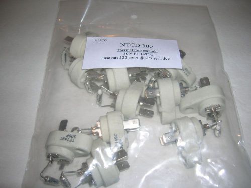 Thermal Face Plate Fuse Link-300F-Open On Rise-Furnace/Dryer/Fan/Limit/Ect.-New