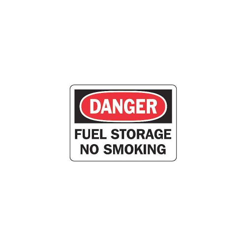 Danger No Smoking Sign, 7 x 10In, AL, ENG MCHL003VA