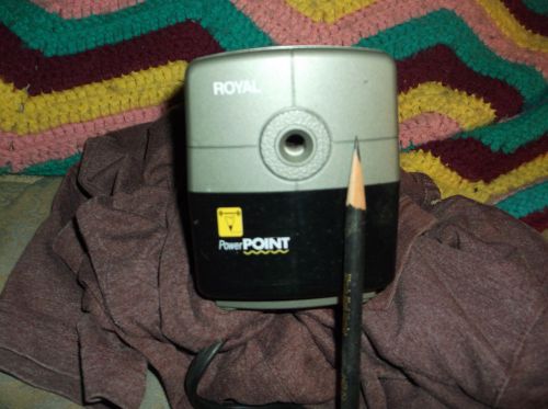 ROYAL POWER POINT AUTO STOP PENCIL SHARPENER