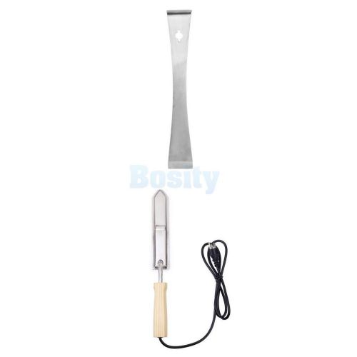 Electric scraping honey extractor uncapping hot knife +stainless steel hive tool for sale