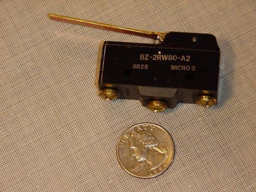 Honeywell MicroSwitch BZ-2RW80-A2 Lever Snap Switch,15A, NEW!