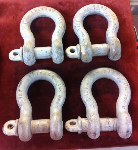 Chicago screw Pin Shackle Clevis 12ton 1-1/4&#034; USA