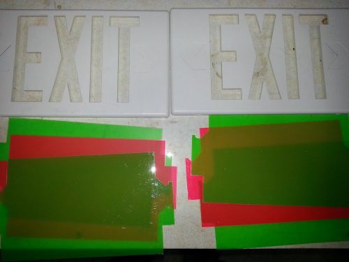 exit signs