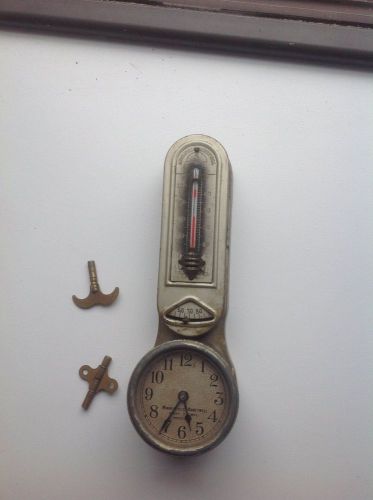 Antique Minneapolis Honeywell Thermostat Regulator with 8-day Clock