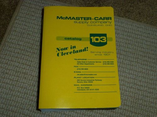 1997 mcmaster-carr industrial supply catalog #104 asbestos abatement products for sale
