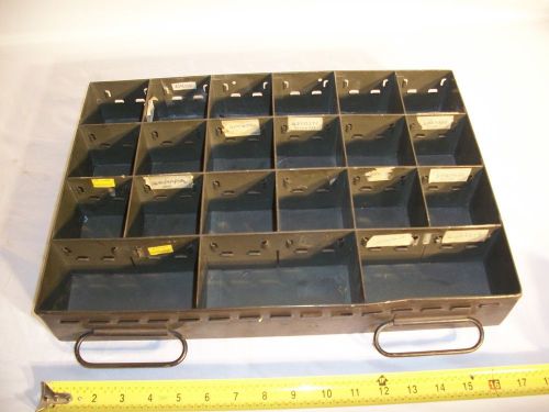 VTG Industrial Metal Tools Parts Storage Bin Replacement File Drawers Steampunk