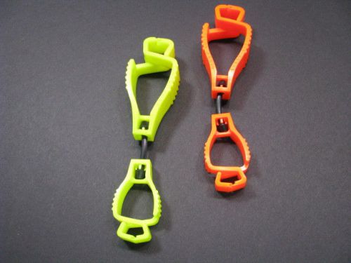 2 glove clip retainers safety clips@work gloves ball hats headlamps-cellphone for sale