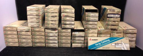 NEW IN BOX LOT 74 AVERY STRIP TABBING RIP-PROOF SELF ADHESIVE STRIPS