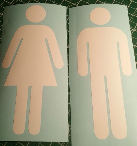 Washroom Man Woman Decals Stickers Grphics Men&#039;s Women&#039;s Toilets Bathrooms Sex
