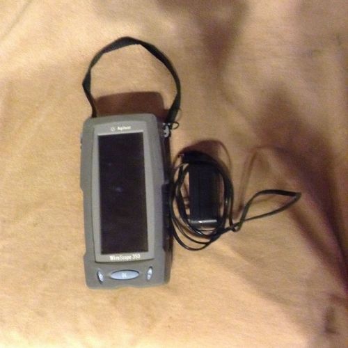 Agilent Wirescope 350 Cable Tester smart unit and power supply ONLY.