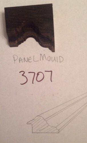 Lot 3707 1/4&#034; Steel Panel Moulding Weinig / WKW Corrugated Knives Shaper Moulder