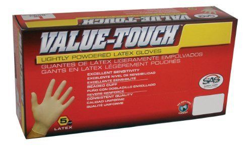 Sas Safety Corp 6594 Value-touch X-large Gloves Lightly Powdered