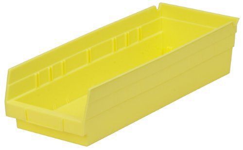 Shelf Bin, 17 7/8&#034;L x 4&#034;H x 6 5/8&#034;W, Yellow