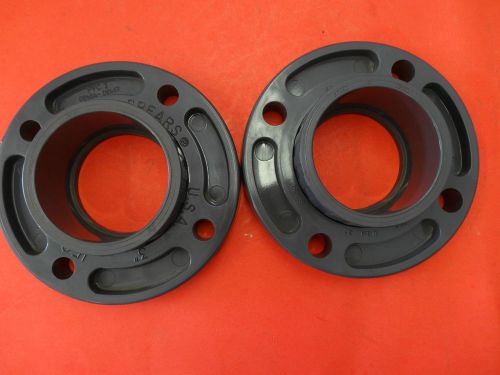 Spears PVC I  3&#034; Flange SCH 80 Both pieces