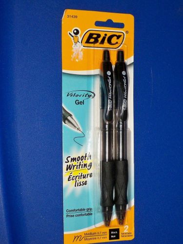 Bic Velocity Gel pens (2 pens in pack),  Staples Stickies  (125 page flags)  NEW