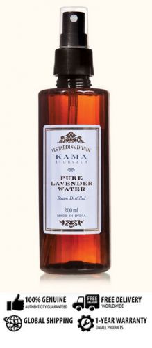Kama Ayurveda steam distilled 100% natural PURE LAVENDER WATER-200ml-A3