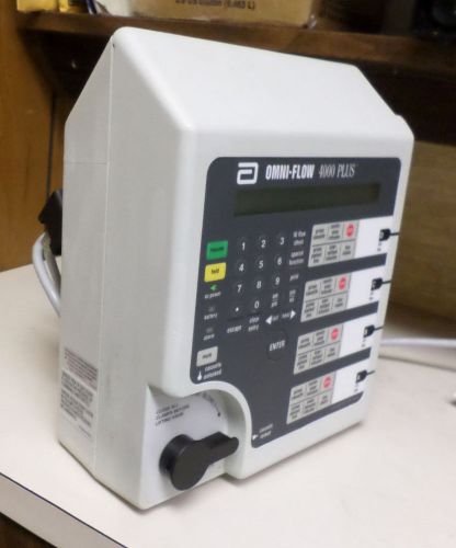 Abbott Omni-Flow 4000 Plus Pump System Lab Diagnostic