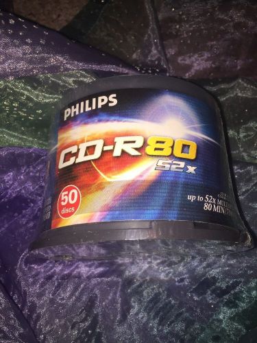 Phillips Cd-r80 52x Cd Recordable 50pk