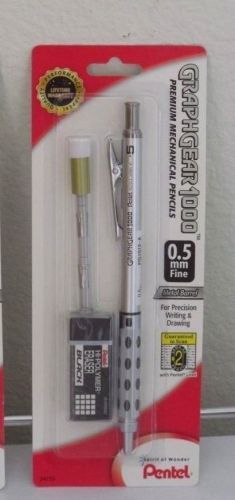 Pentel PG1015EBP Graph Gear Automatic Drafting Pencil, .5mm, Gray Accent Barrel