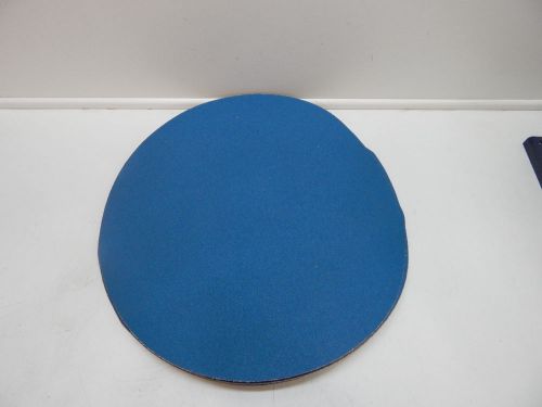 18&#034; Sanding Disc 60 Grit Self Stick Blue Zirconia  Z-PSA # 17481 Box of 6