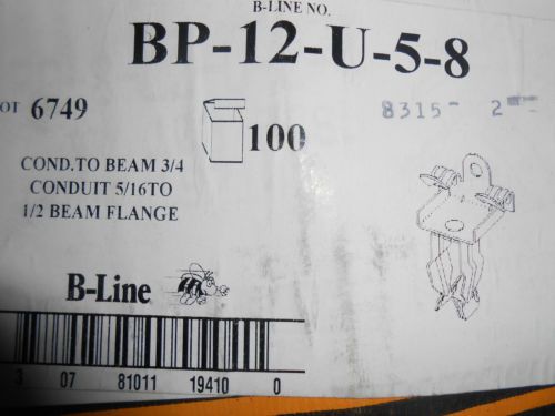 B-LINE BP-12-U-5-8 3/4&#034; CONDUIT TO BEAM MINNI HANGER