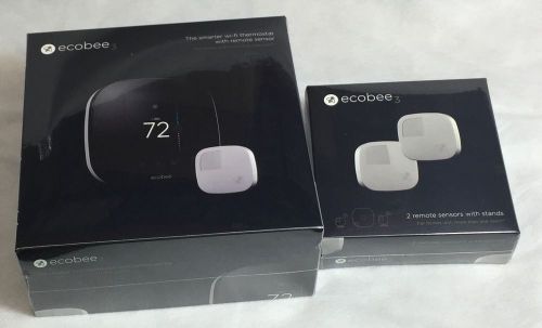 Ecobee3 Smart Thermostat Wifi With 3 Remote Sensors smarter bundle