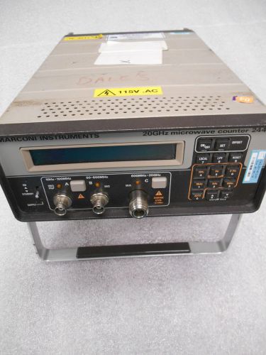 Marconi Instruments 2440 10Hz to 20GHz Microwave Counter 52440-303B