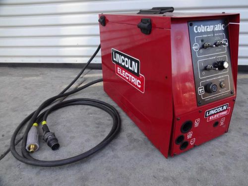 Lincoln cobramatic mig wire feed cabinet, weld aluminum. k1587-1 for sale