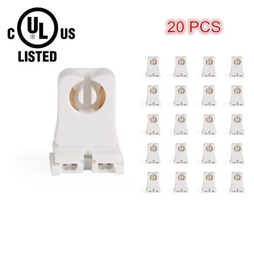 UL Listed Non-shunted T8 Lamp Holder JACKYLED Socket Tombstone for LED Fluore...