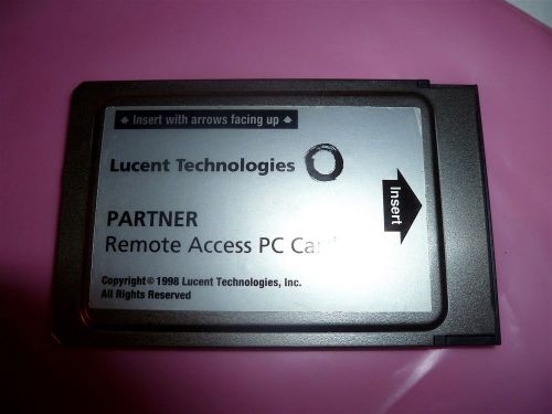Lucent / Avaya Partner Remote Access PC Card  - Refurbished - 90 DAY WARRANTY