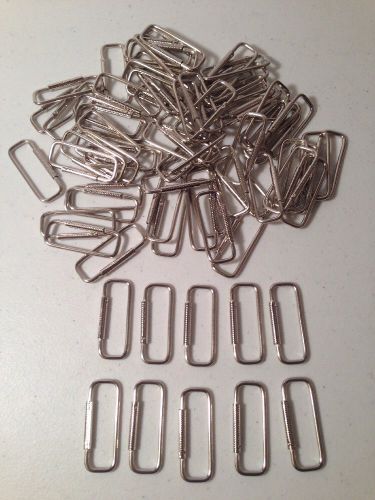 Lot of 10 New Nickel Plated 2&#034; Spring Sleeves Key Chains Crafts