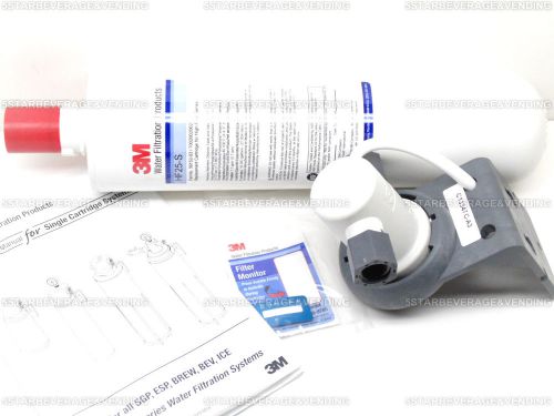 New 3m hf25-s water filter kit filter cartridge and filter mounting bracket for sale